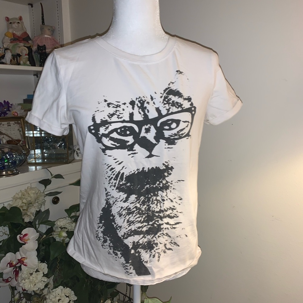 ❌SOLD❌Nerdy Kitten T-Shirt